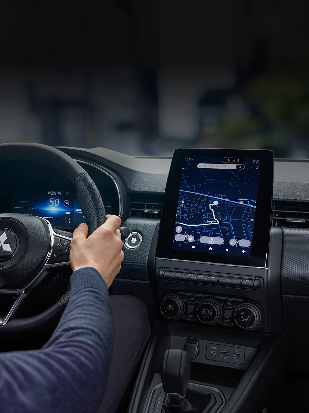 Das Cockpit mit Touchscreen im modernen COLT Edition